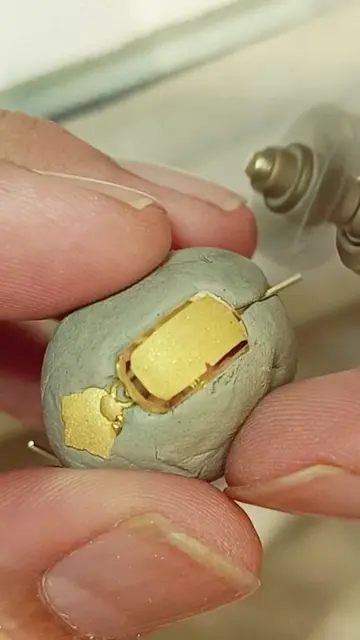 beautiful handicrafts satisfying gold earring engraving  #TikTokCreatorSearchIns