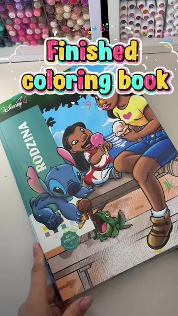 Leave a like for him? He put so much effort into this🥹 #coloringbook #disney #t