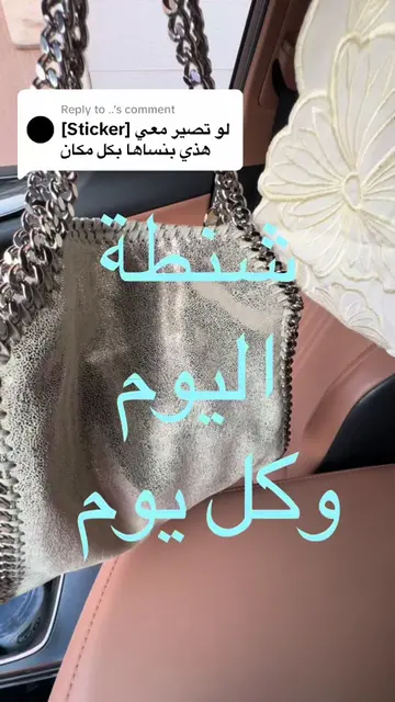 Replying to @.. هذي مستحيل تنسينها 😂  #bagcollection #stellamaccartney #unibags