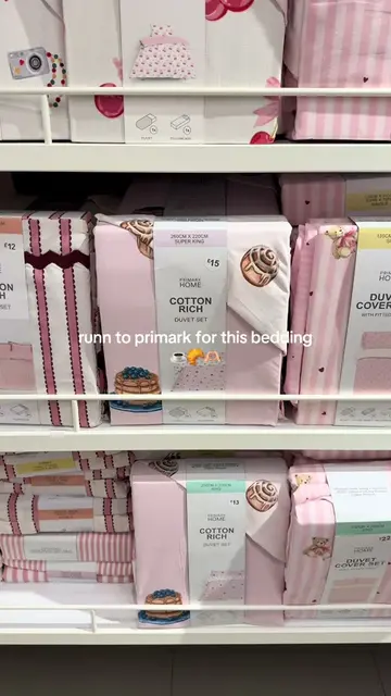 The sweetest bedding 🥹 #primarkbedding #primark #girlythings #autumnbedding #fy