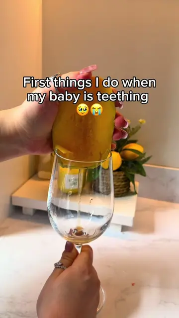First things I do when my baby is teething 😭🥺 Your baby teething? Try it!! #te