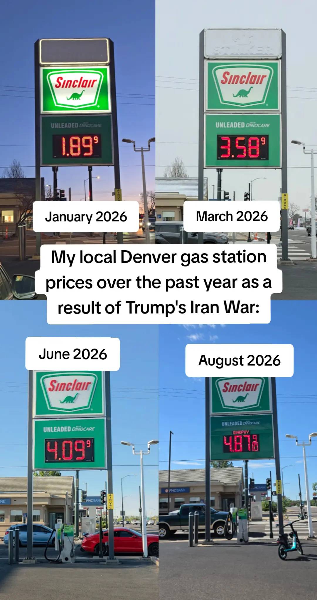 For anyone keeping track- like I am- these have been the gas prices over the pas
