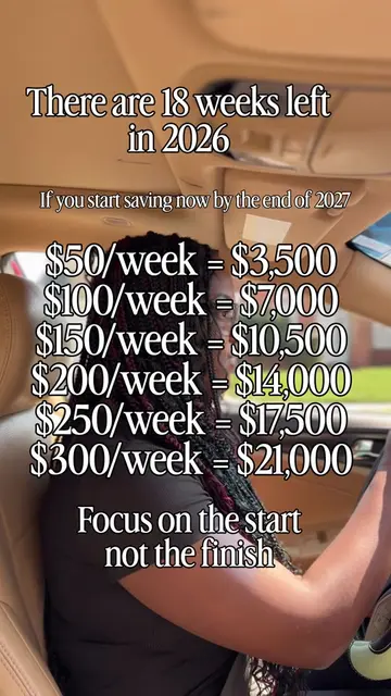 You still have 18 weeks left in 2026. That may not sound like a lot of time, but