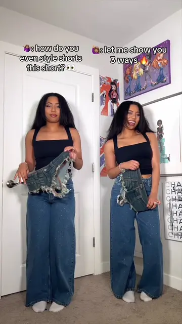 This or That: how to style your outfit with shortest shorts in the world ❤️ 3 ou