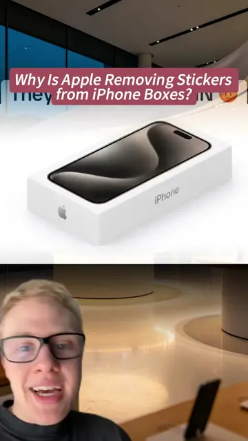 Apple's latest move to remove stickers from iPhone boxes has sparked debate. Is 