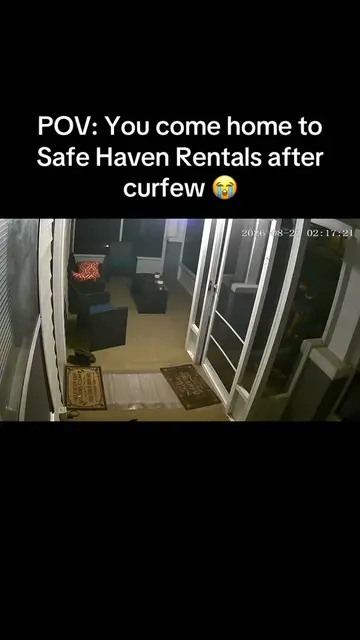 I couldn’t even be mad at this one. 😂 He came home after curfew, realized that 