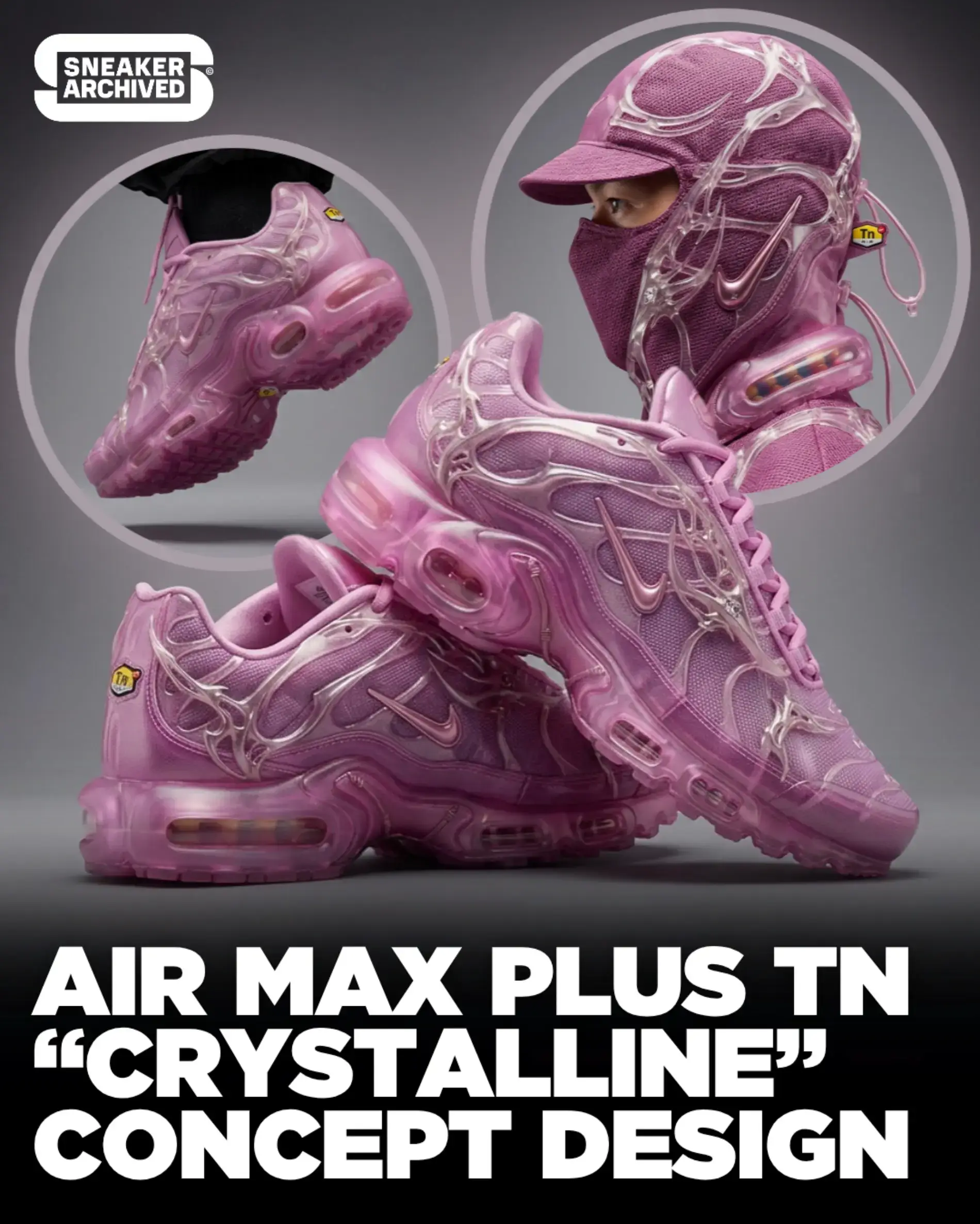 Nike Air Max Plus TN Crystalline Bio Capsule 26' Concept 💠🩷 The Air Max Plus T