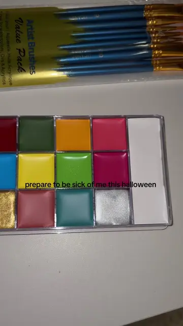 so excited 🤭 #halloween #facepaint #costume 
