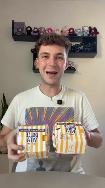 Team Mediterraneo o Romano?!  🍔 🍅 🧀  #Mcdonalds #mukbang #mc #novità #hamburg