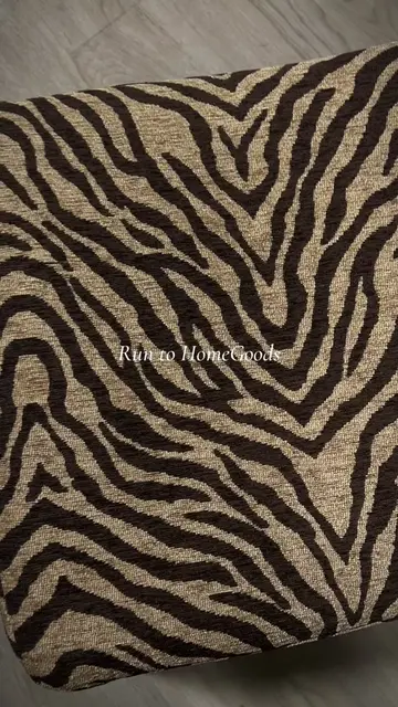 This is this tiger or zebra?! Either way this bench is gorg🤩  #homegoods #homeg