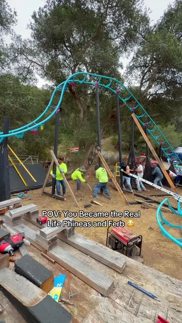 I think my rollercoaster is cooler than @Phineas and Ferb 😌 #rollercoaster #fyp