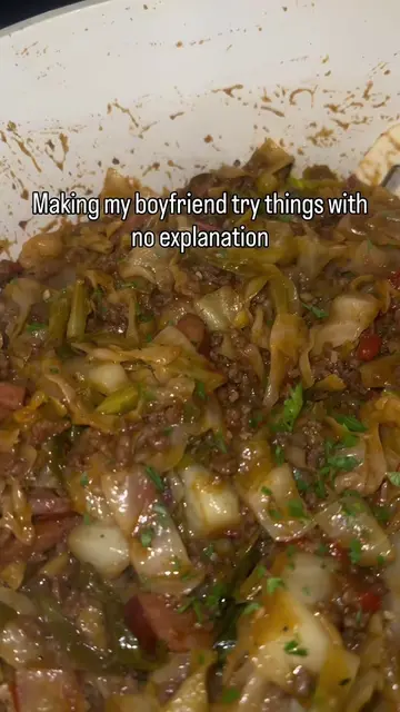 Today for Sunday dinner we have Dirty Cabbage! Now I’ve made dirty rice and dirt