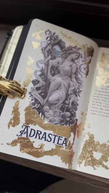 Journal spreads I did this week! I did one in my mythology journal. Then the del