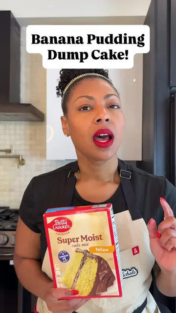 New Cake Mix Recipe: Banana Pudding Dump Cake! Recipe from Allrecipes Ingredient