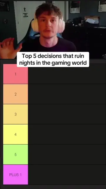 Top 5 decisions that ruin nights in the gaming world #gaming #foryoupage #games 