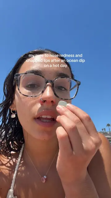 no more burning nose and dry lips! #beachday #beachlifestyle #fyyy 