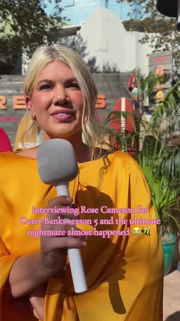 Rose Cameron in outer banks season 5 is a little rough…but when I interviewed Ca