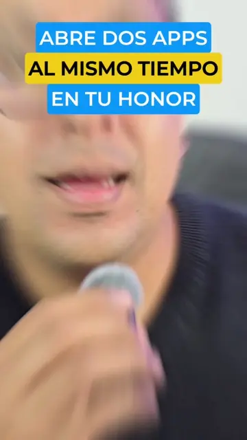 Tu Honor puede abrir dos apps al mismo tiempo 👀📱 Con pantalla dividida puedes 