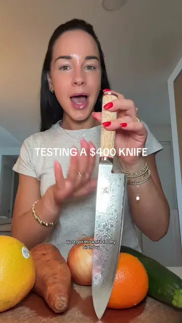 My new favorite kitchen tool #miyabi #knife #cuttingskills #cooking #kitchengadg