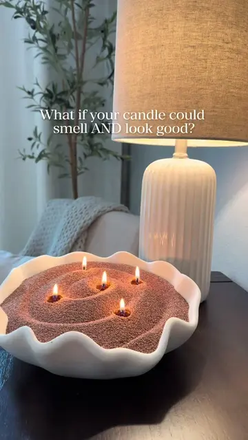 The coziest fall candle 🍂 #fotoncandle #pearledcandle #candle #candlover #fyp