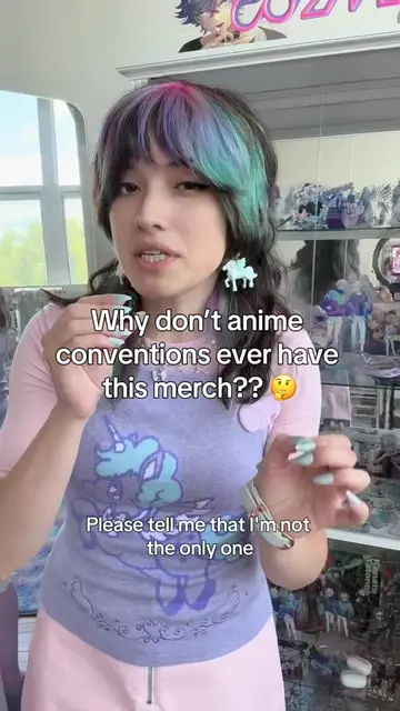 Genuine question! 🥲 Why are there never can badges or standees at anime convent