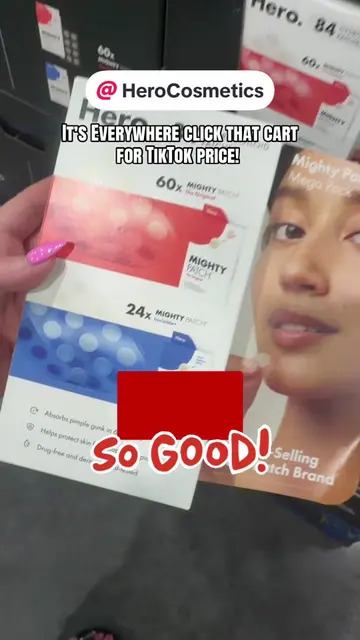 @Hero Cosmetics #pimplepatch #mightypatch #acne #acnetreatment #tiktokshop click