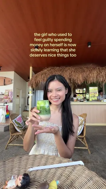 I used to think that I have to save up all the time, now I’m learning that I can