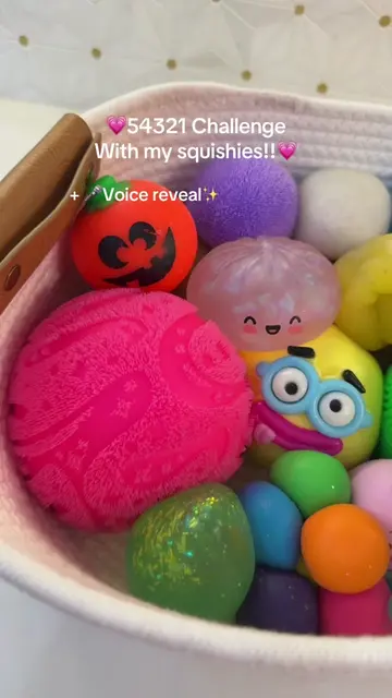 54321 Challenge with my squishies!! #fyp #viral #needoh #squishy #asmr 