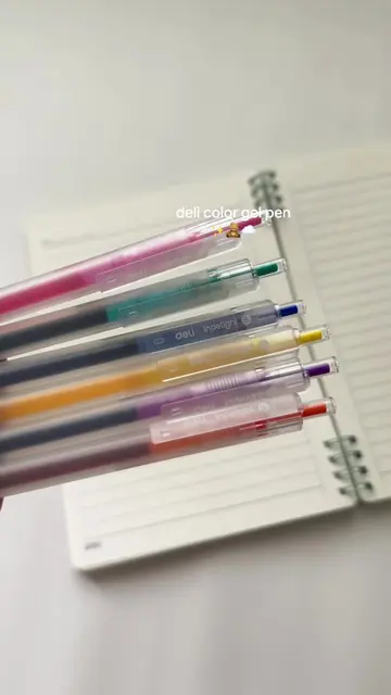 @Deli Stationery PH deli color gel pens cute for students! #gelpen #smudgeproof 