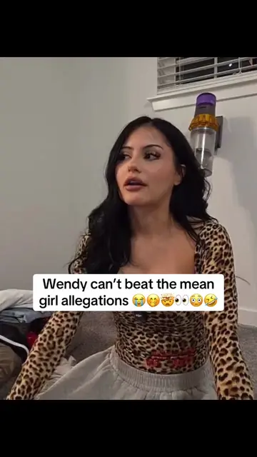 Wendy can’t beat the mean girl allegations 😭🤭🤯👀😳🤣 #fypシ゚viral #wendyortiz 