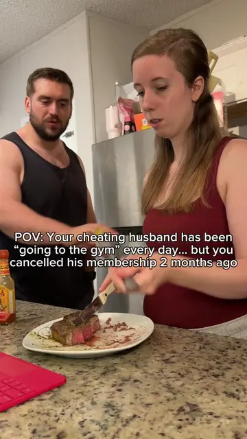 Yeah you’ve been at the “Gym” #cheater #cheating #fyp #divorce #husband 