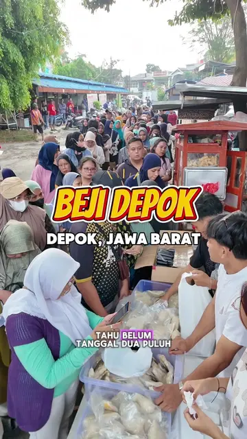 Warga beji hari ini 24 Agustus 2026 sudah mulai ya jualan jam 2 siang, ramaikann