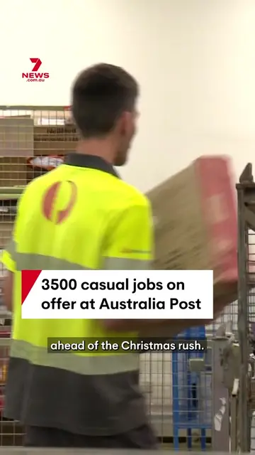 As parcel volumes balloon ahead of the festive season, Australia Post is recruit