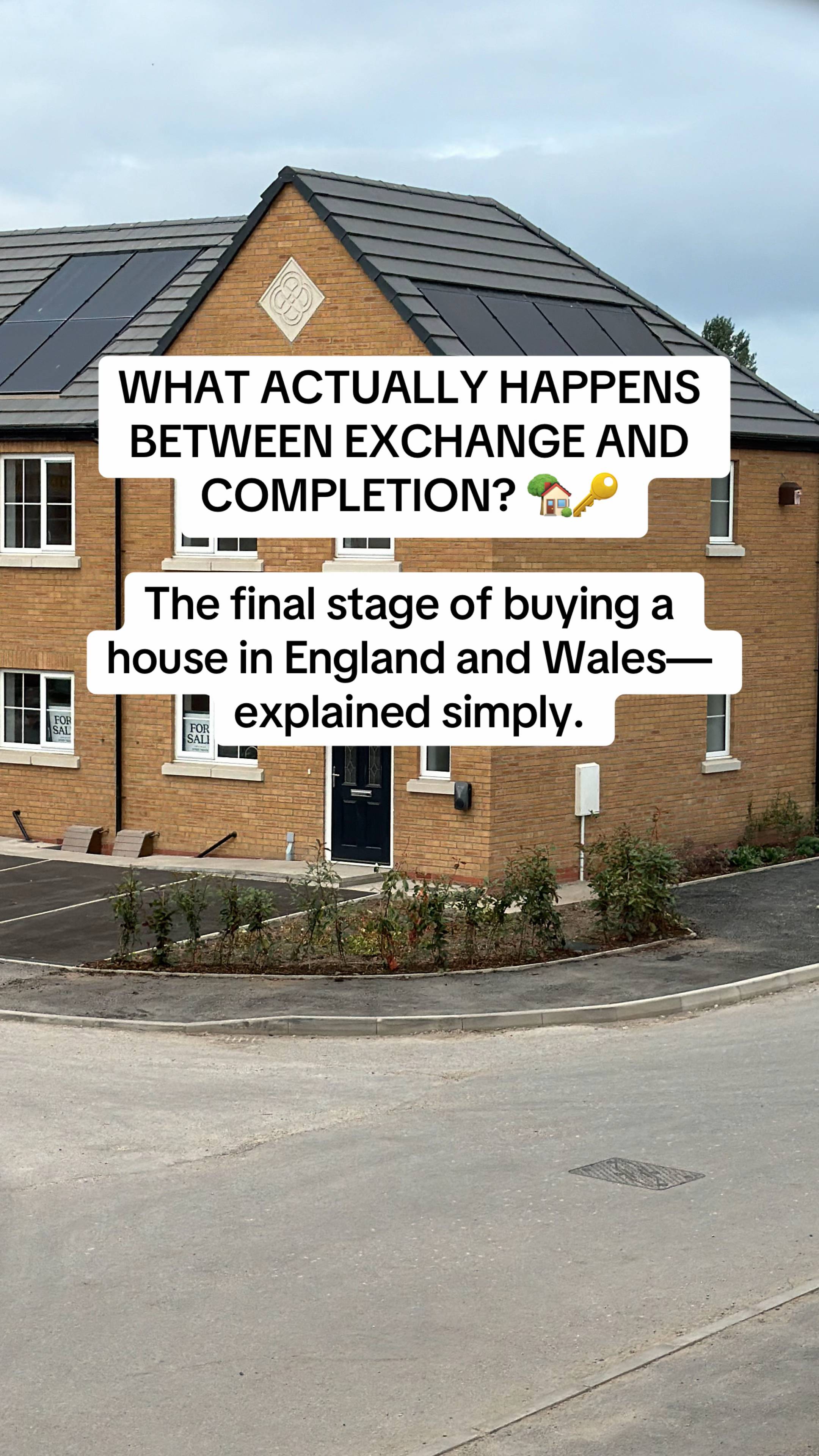 What actually happens between exchange and completion when you’re buying a house