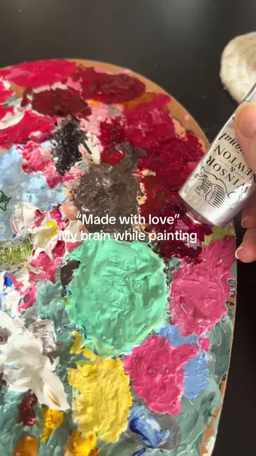 Painting is supposed to be relaxing 🙄 #artist #painting #paintingart #artistati