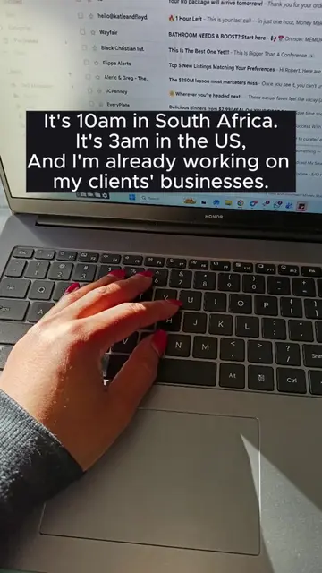 Most people think working with international clients means one of you has to be 