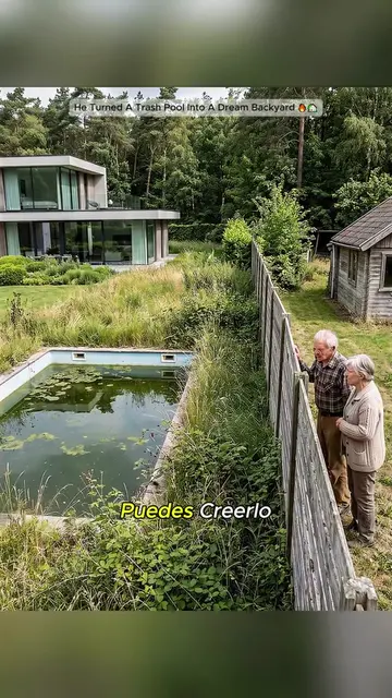 $5KHouseWithAHiddenPool?!🤯🏊#PoolRenovation#BackyardMakeover#DIYTransformation#