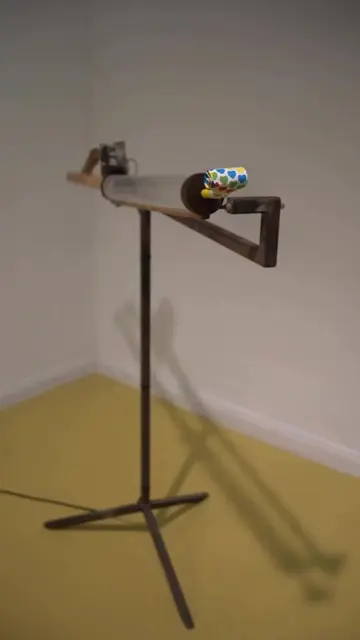 artist Jakob Grosse-Ophoff creates playful kinetic sculptures that transform sim
