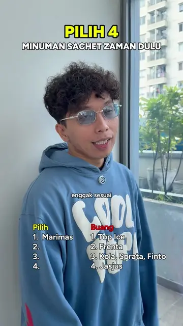 DIA GAK TAU YANG PALING LEGENDD 🗿🗿🗿-produser | Pilih 4 Minuman Sachet
