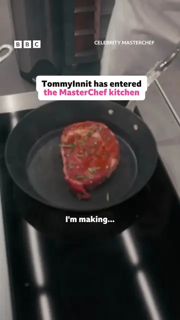 "This is my gleeful smile...😃"   #CelebrityMasterChef #TommyInnit #CookingShow 