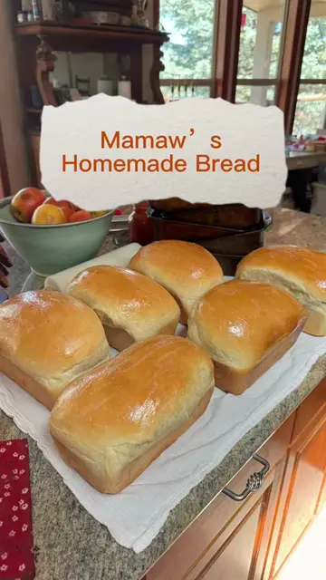 Pulling a batch of freshly baked hot bread out of the oven is so fun and then cu