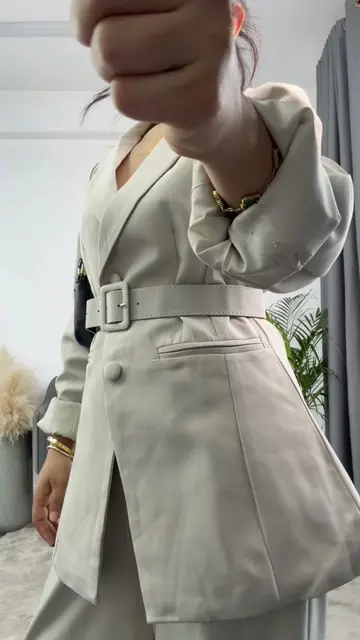 High quality blazer set available  Size:m,l,xl Color:same as video Insta id: sas