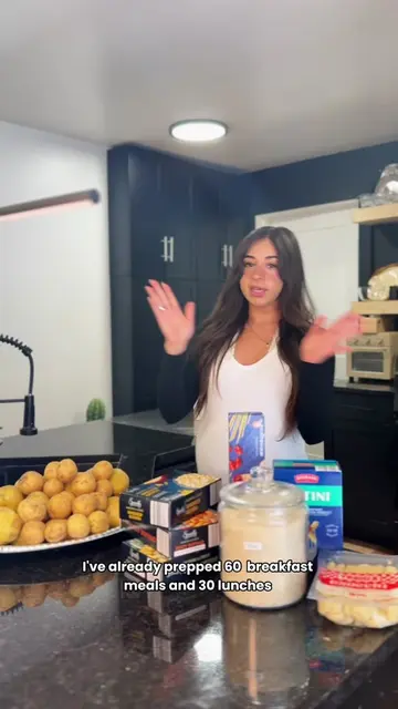 Part One 🍝 I’m kicking off my 60 postpartum dinners by prepping all of the carb