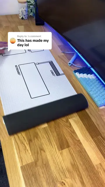 Replying to @.  Here’s some pure desk therapy, to help make your day better 🧘🤯