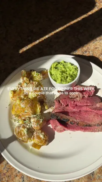 everything we ate for dinner this week 🥩🥔🥑🐟 #DinnerIdeas #weekofeats 