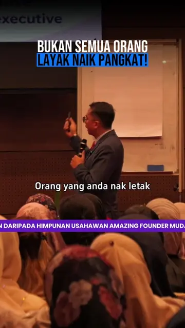 Bukan semua orang layak naik ‘PANGKAT’? #AmazingCEO #FunnelEvo10Tahun #AmazingFo