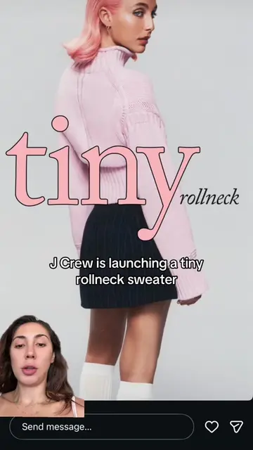 LOVE THIS! #jcrew #emmachamberlain #jcrewsweater #jcrewrollneck #jcrewknit @J.Cr