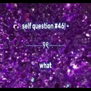 #selfquestion - 46! what #foryoupage #aesthetic #stimboard #purple 
