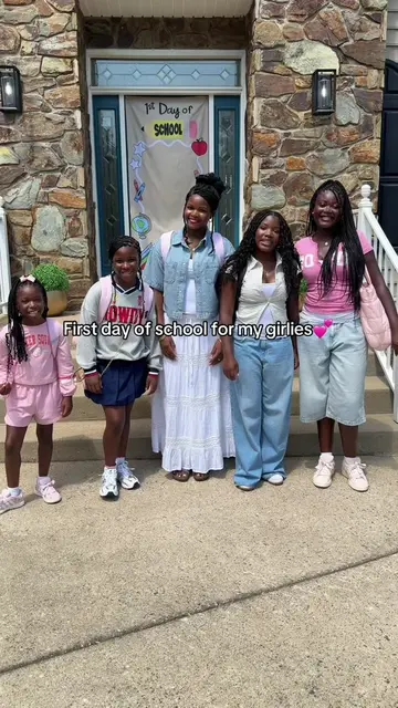 First day of school!! 📚🥹💕 And I’m still trying to figure out HOW we got here 