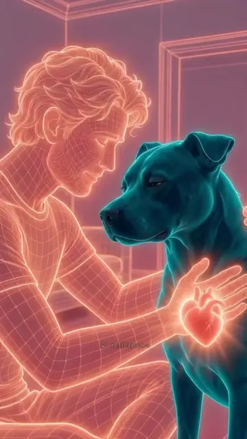 ❯ He's not just happy when you come home. the heartbeat part is real, their hear